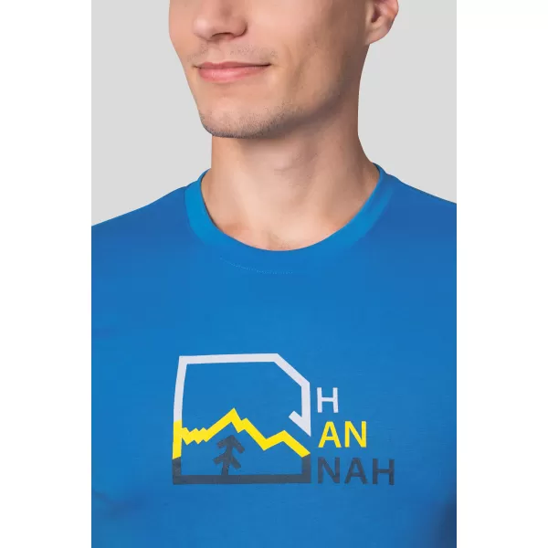  Tricou pentru bărbați HANNAH BITE ALBASTRU STRĂLUCITOR 