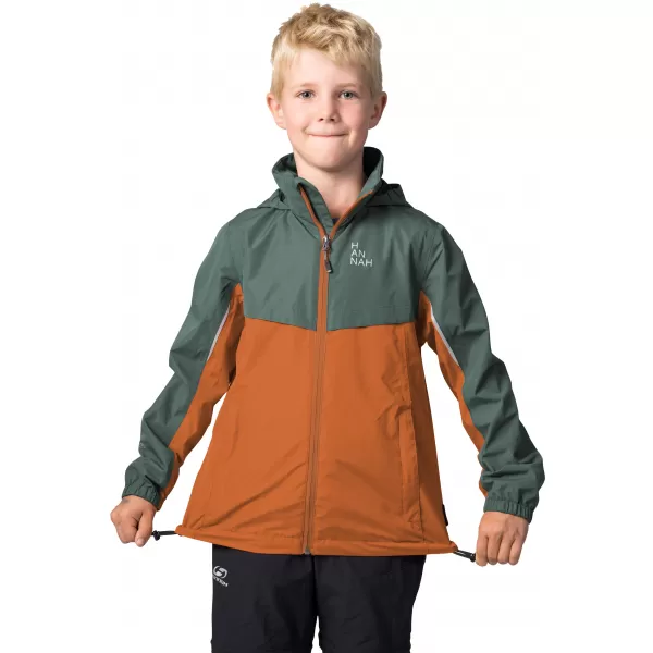  Jacheta pentru copii HANNAH BRONS JR II VERDE BALSAM/PORTOCALIU ARS 