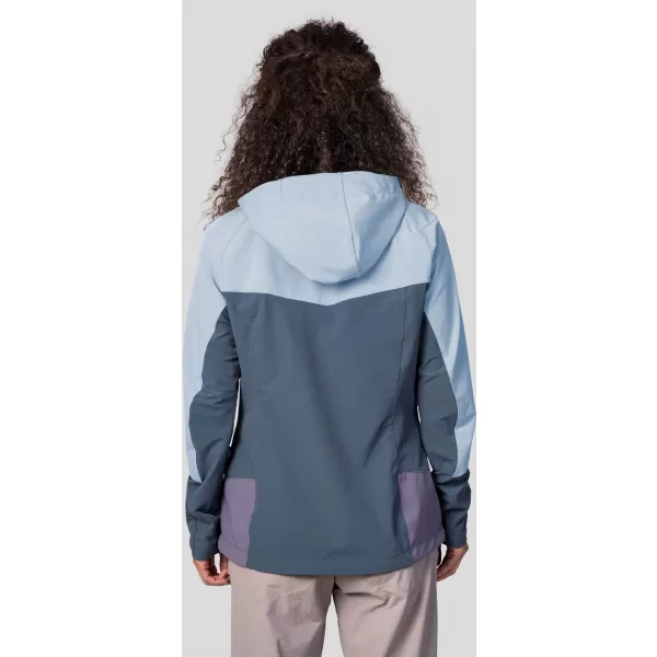  Jachetă softshell de damă HANNAH PULLA CEAȚĂ ALBASTRĂ/RECHIN 