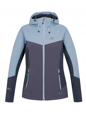 Jachetă softshell de damă HANNAH PULLA CEAȚĂ ALBASTRĂ/RECHIN