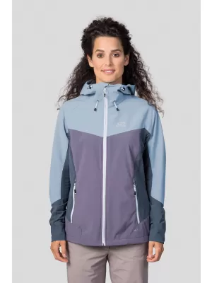 Jachetă softshell de damă HANNAH PULLA CEAȚĂ ALBASTRĂ/RECHIN