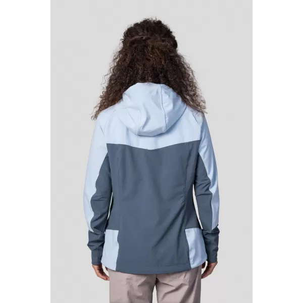  Jachetă softshell de damă HANNAH PULLA CEAȚĂ ALBASTRĂ/ARDEZIE ÎNTUNECATĂ 