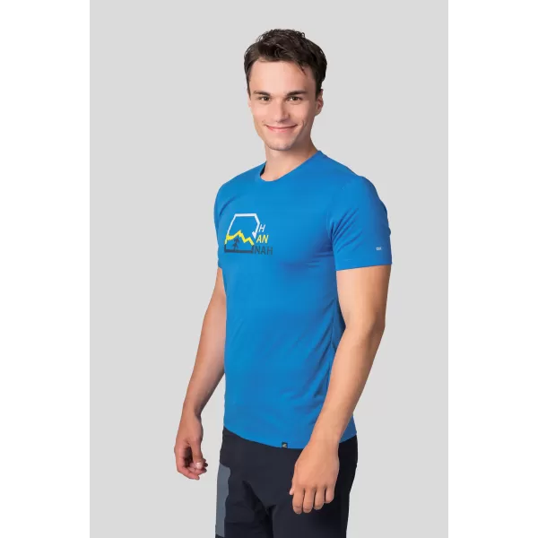  Tricou pentru bărbați HANNAH BITE ALBASTRU STRĂLUCITOR 