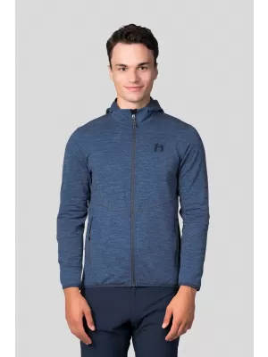 Hanorac pentru bărbați HANNAH DAMAR HOODY UMBRA ALBASTRA MEL
