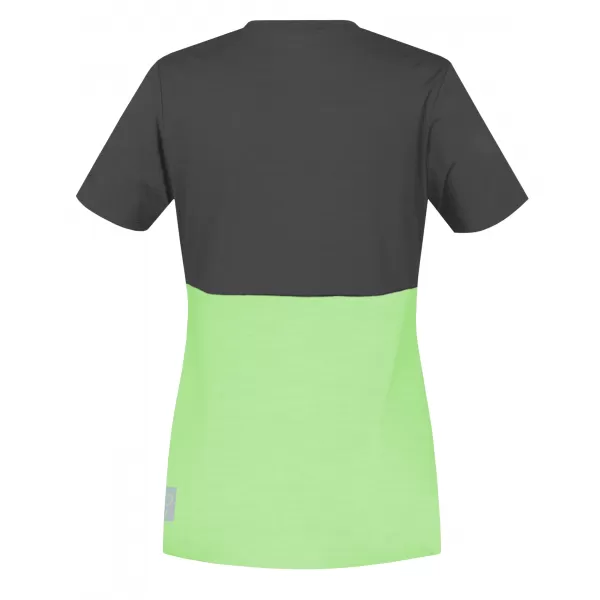  Tricou de damă HANNAH BERRY ASFALT/VERDE PARADIS MEL 