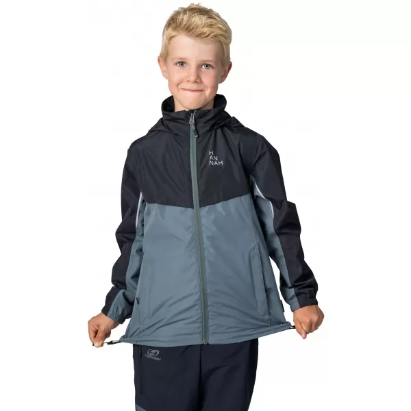  Jacheta pentru copii HANNAH BRONS JR II ANTRACIT/VERDE BALSAM 