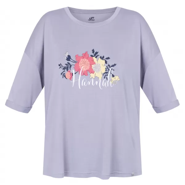  Tricou pentru femei HANNAH CLEA GRI GHEȚAR 