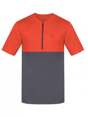 Tricou pentru bărbați HANNAH SANVI ROȘII CHERRY MEL/ASFALT