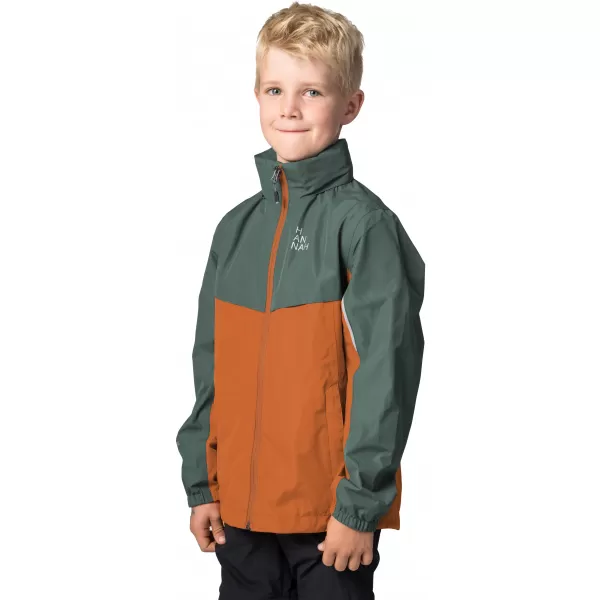  Jacheta pentru copii HANNAH BRONS JR II VERDE BALSAM/PORTOCALIU ARS 