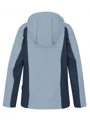 Jachetă softshell pentru fetiță HANNAH CAPRA JR CEAȚĂ ALBASTRĂ/ÎNSEMN ALBASTRU