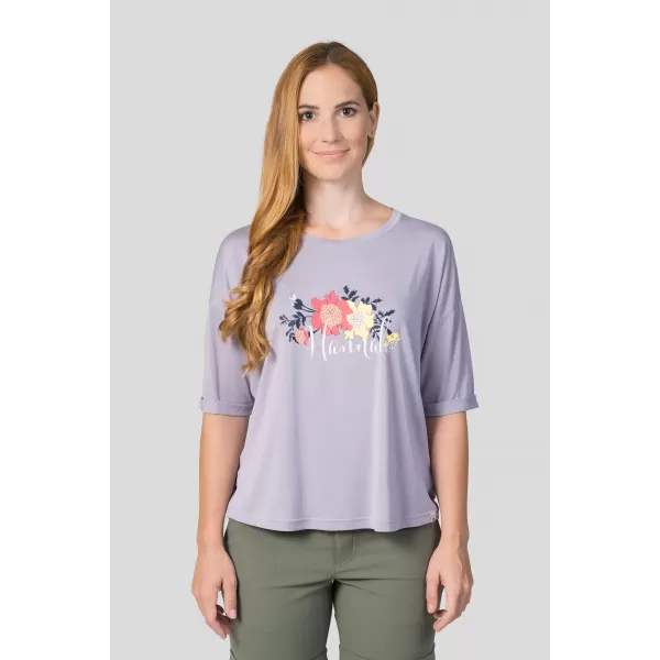  Tricou pentru femei HANNAH CLEA GRI GHEȚAR 