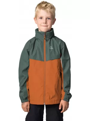 Jacheta pentru copii HANNAH BRONS JR II VERDE BALSAM/PORTOCALIU ARS