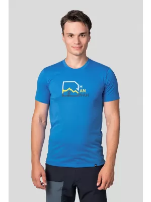 Tricou pentru bărbați HANNAH BITE ALBASTRU STRĂLUCITOR