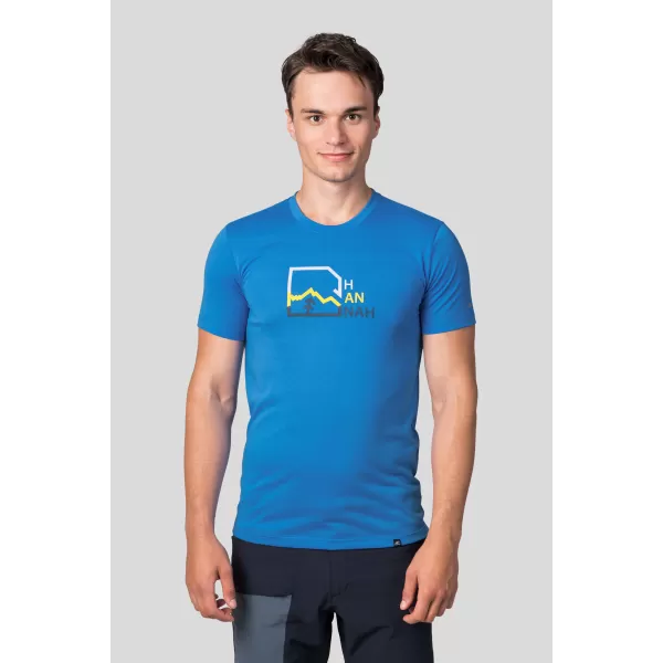  Tricou pentru bărbați HANNAH BITE ALBASTRU STRĂLUCITOR 