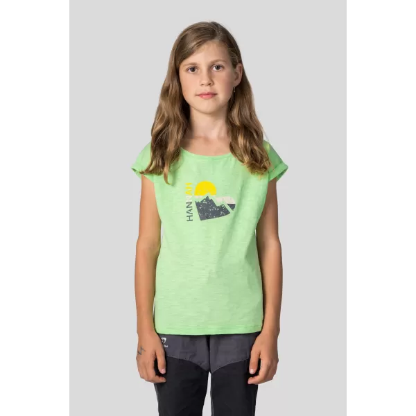  Tricou pentru copii HANNAH KAIA JR VERDE PARADIS 