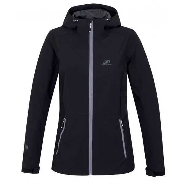  Jachetă softshell de damă HANNAH ZURY LITE ANTRACIT/ALBASTRU 