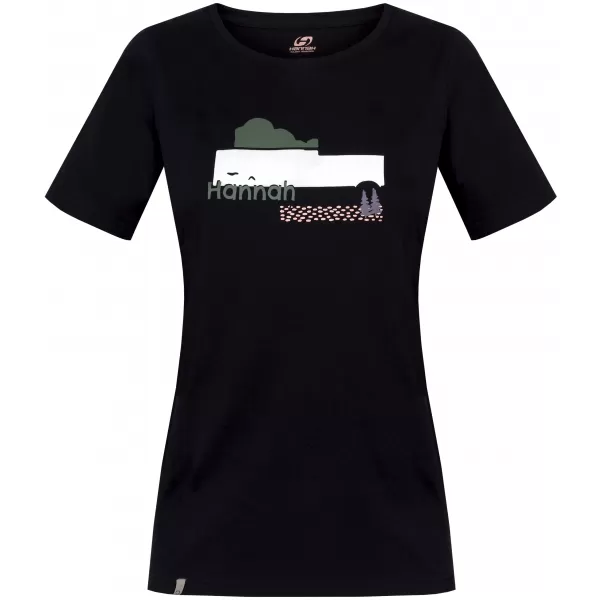  Tricou pentru femei HANNAH CHUCKI ANTRACIT 
