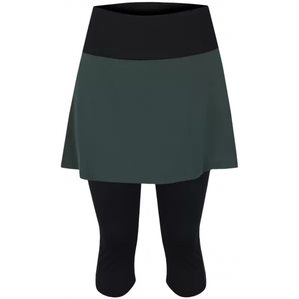  Fusta de dama HANNAH RELAY SKIRT PĂDURE ÎNTUNECATĂ 