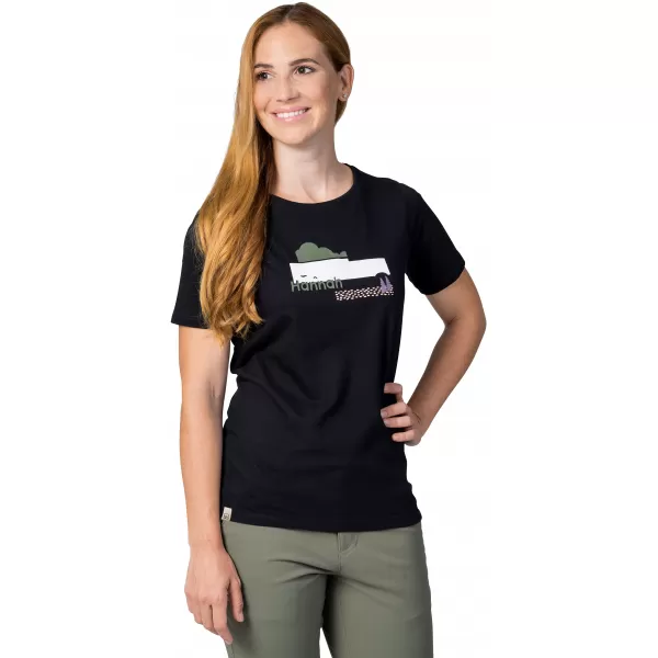  Tricou pentru femei HANNAH CHUCKI ANTRACIT 