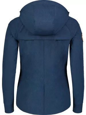 Jachetă softshell pentru femei NORDBLANC LIGHT-HEARTED NBSSL7611 ALBASTRU ÎNCHIS