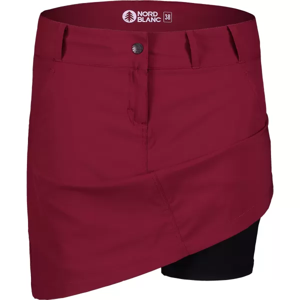  Fusta de dama NORDBLANC HAZY NBSSL7633 BURGUNDIA 