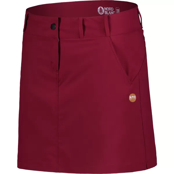 Fusta de dama NORDBLANC HAZY NBSSL7633 BURGUNDIA 