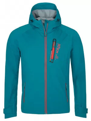 Jachetă softshell pentru bărbați KILPI BELTRA-M RM0103KI TURCOAZ