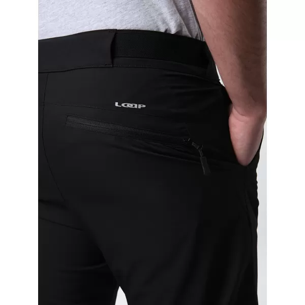  Pantaloni softshell pentru bărbați LOAP URFINN NEGRU/ALB 