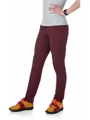 Pantaloni de dama KILPI BRODELIA-W RL0203KI ROȘU ÎNCHIS