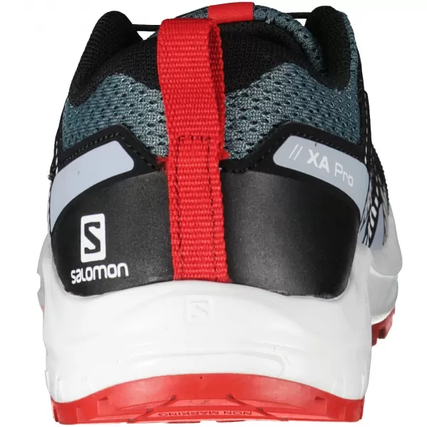  Pantofi pentru copii SALOMON XA PRO V8 J L41613700 GRI/ALBASTRU/ROSU 