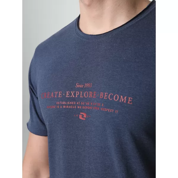  Tricou pentru bărbați LOAP BEKRAN ALBASTRU 