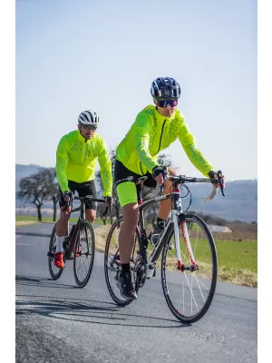 Jachetă pentru bărbați NORDBLANC WELL-BEING NBSJM7602 VERDE FLUORESCENT