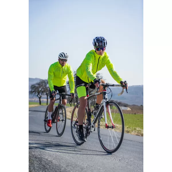  Jachetă pentru bărbați NORDBLANC WELL-BEING NBSJM7602 VERDE FLUORESCENT 
