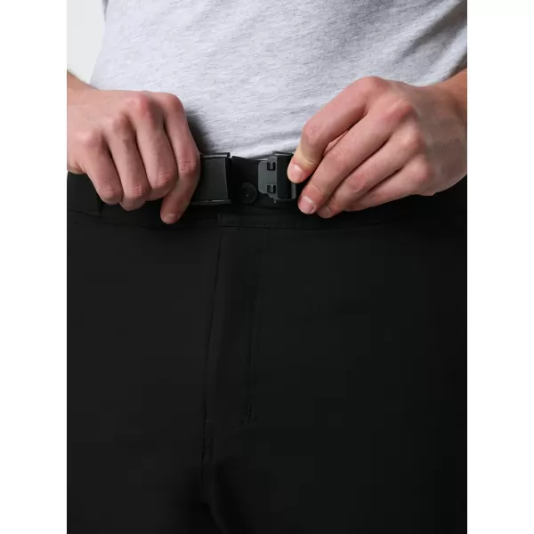  Pantaloni softshell pentru bărbați LOAP URFINN NEGRU/ALB 