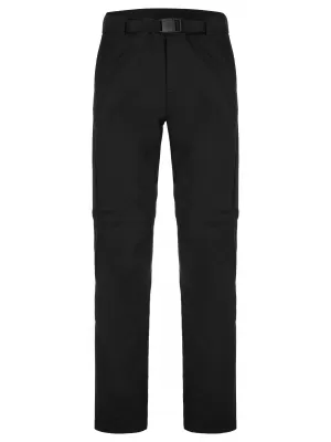 Pantaloni softshell pentru bărbați LOAP URFINN NEGRU/ALB