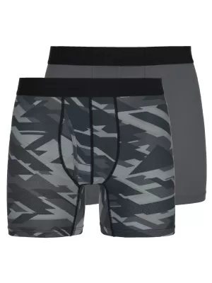 Boxeri pentru bărbați pachet de 2 KILPI 2P NETT-M RM0214KI GRI ÎNCHIS/KAKI
