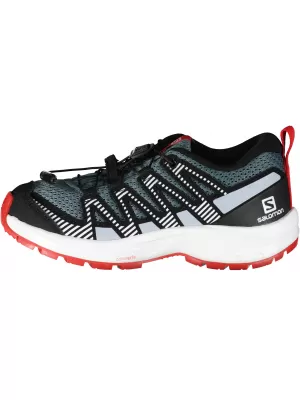 Pantofi pentru copii SALOMON XA PRO V8 J L41613700 GRI/ALBASTRU/ROSU