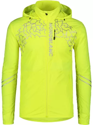 Jachetă pentru bărbați NORDBLANC WELL-BEING NBSJM7602 VERDE FLUORESCENT