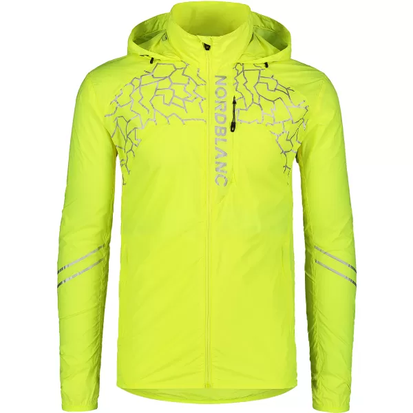  Jachetă pentru bărbați NORDBLANC WELL-BEING NBSJM7602 VERDE FLUORESCENT 