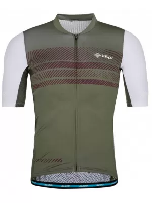 Tricou de ciclism pentru bărbați KILPI ALVI-M RM0309KI KAKI
