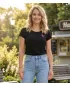 Tricou pentru femei ALTISPORT ALW153122 NEGRU ROZ