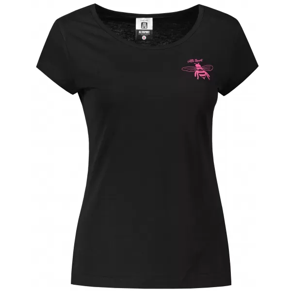  Tricou pentru femei ALTISPORT ALW153122 NEGRU ROZ 