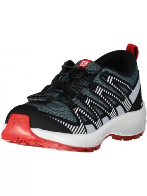 Pantofi pentru copii SALOMON XA PRO V8 J L41613700 GRI/ALBASTRU/ROSU