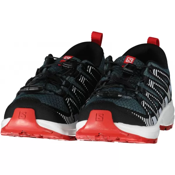  Pantofi pentru copii SALOMON XA PRO V8 J L41613700 GRI/ALBASTRU/ROSU 
