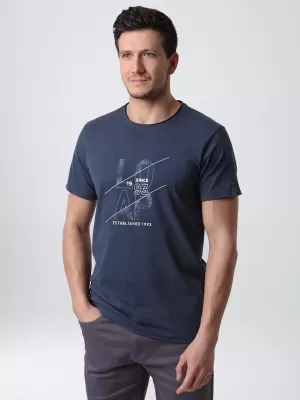 Tricou pentru bărbați LOAP BEERT ALBASTRU