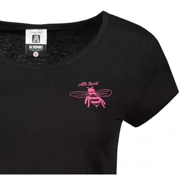  Tricou pentru femei ALTISPORT ALW153122 NEGRU ROZ 