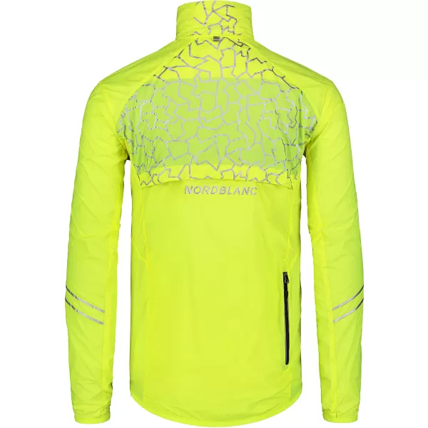  Jachetă pentru bărbați NORDBLANC WELL-BEING NBSJM7602 VERDE FLUORESCENT 
