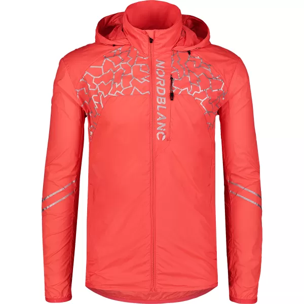  Jachetă pentru bărbați NORDBLANC WELL-BEING NBSJM7602 NEON CORAL DE FOC 