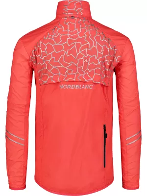 Jachetă pentru bărbați NORDBLANC WELL-BEING NBSJM7602 NEON CORAL DE FOC