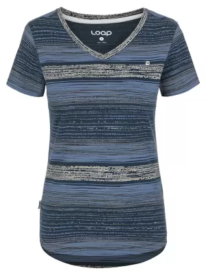 Tricou pentru femei LOAP BAJNA ALBASTRU